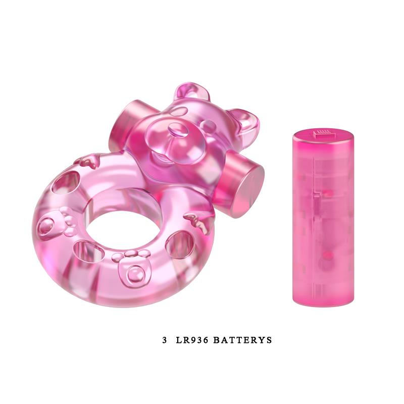 Anillo con Bala Vibradora Osito